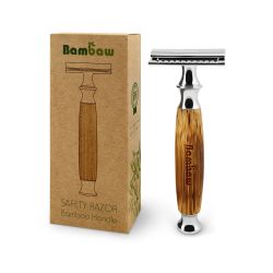 Maquinilha de barbear clássica com cabo de bambu - Bambaw
