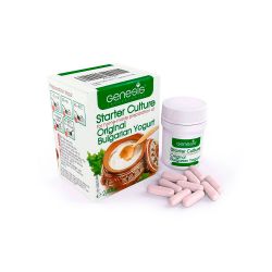 Fermento para iogurte búlgaro original em cápsulas