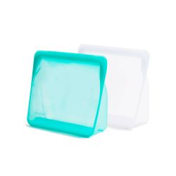 Bolsa porta alimentos de silicone platina Stand Up, 1656 ml - Stasher