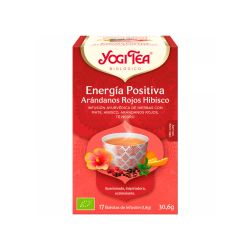 Infusão ecológica "Energia Positiva" de hibisco e mirtilos - Yogi Tea