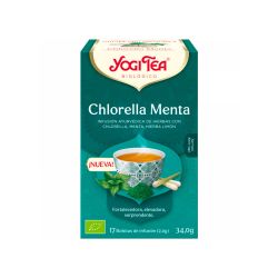 Infusão biológica "Chlorella Menta" - Yogi Tea