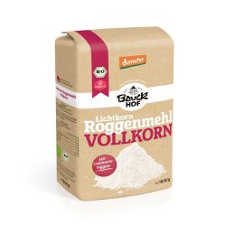 Farinha de centeio integral, orgânica e biodinâmica - Bauckhof