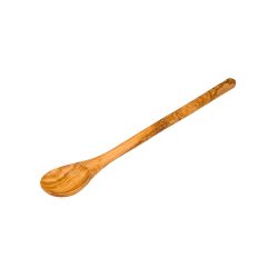 Colher de madeira de oliveira, 30 cm, forma redonda - Redecker
