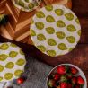 Pack de 3 cubiertas para bol reversible de algodón orgánico - Nuts