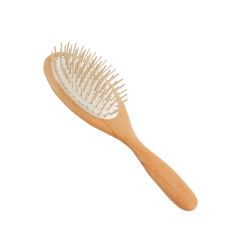 Escova de cabelo ovalada com cerdas de madeira - Redecker