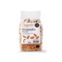 Amêndoas cruas sem pele ecológicas, 200 g - Oleander