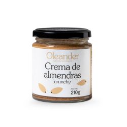 Creme de amêndoas torradas ecológico, 210 g - Oleander