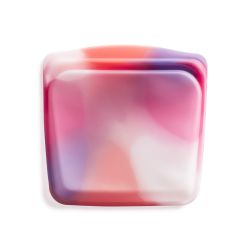 Bolsa porta alimentos de silicone platina Tie-dye, 828 ml - Stasher
