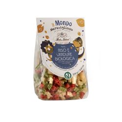 Pasta de arroz y verduras para niños sin gluten y ecológica, 250 g - Pasta Natura