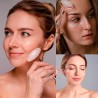 Rodillo massageador facial de quartzo rosa - Zen Arome