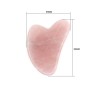 Gua Sha de quartzo rosa - Zen Arome