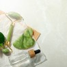 Pack rolo de massagem facial+Gua Sha de jade verde - Zen Arome