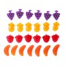 Pack 2 moldes de silicone platina para gomas - Ibili