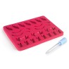 Pack 2 moldes de silicone platina para gomas - Ibili
