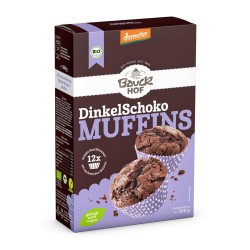 Magdalenas de espelta com chocolate, ecológicas - Bauckhof