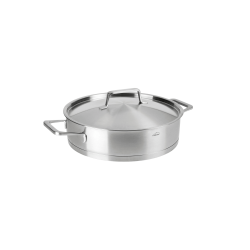Caça-vazamento de aço inoxidável com tampa de aço, foodie, 24 cm - Lacor