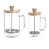 Cafetera francesa cristal, Wood, 350 ml - Lacor