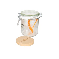 Tarro de fermentação de cristal 750 ml - Le Parfait