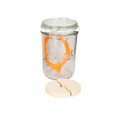Tarro de fermentação de cristal 1000 ml - Le Parfait