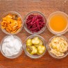 Tarro de fermentação de vidro 1500 ml + tampa e peso de vidro - Weck