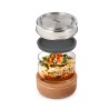 Fiambrera hermética de cristal com base protetora de fibra de madeira 750 ml - Black & Blum