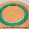 Fiambrera hermética de cristal com base protetora de fibra de madeira 750 ml - Black & Blum