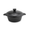 Panela de cerâmica para indução de 23 cm com tampa, antracita - Topgres