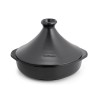 Tajine de cerâmica grês 29 cm com tampa, antracita - Topgres
