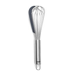 Batidor de varillas de aço inoxidável com espátula - Lacor