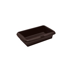 Molde retangular de silicone platina, 18 cm - Lurch