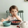 Conjunto de bebé de 4 peças de silicone, turquesa - Ekobo