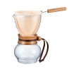 Cafeteira de gotejamento com pescoço de madeira, 480 ml - Hario