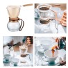 Cafeteira de gotejamento com pescoço de madeira, 480 ml - Hario