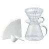 Cafeteira de gotejamento de vidro V60, 600 ml - Hario