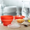 Recipiente para palomitas mini de silicona platino - Lékué
