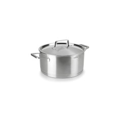 Olla de aço inoxidável com tampa de aço, foodie, 16 cm - Lacor