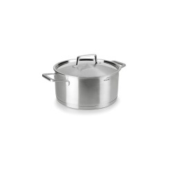 Panela de aço inoxidável com tampa de aço, foodie, 18 cm - Lacor