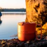 Taza térmica aço inoxidável Rise 399 ml, telha - Klean Kanteen