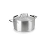 Panela de aço inoxidável com tampa de aço, foodie, 24 cm - Lacor