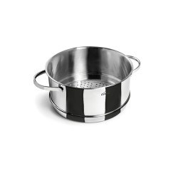 Vaporera de acero inoxidable belly - accesorio para cocer al vapor, 20 cm - Lacor