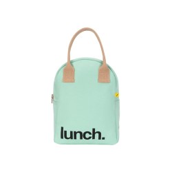 Bolsa porta alimentos de algodón orgánico, Lunch, verde - Fluf