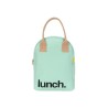 Bolsa porta alimentos de algodão orgânico, Lunch, verde - Fluf