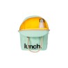 Bolsa porta alimentos de algodão orgânico, Lunch, verde - Fluf