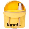 Bolsa porta alimentos de algodão orgânico, Lunch, amarelo - Fluf