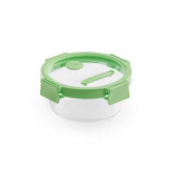 Marmita de vidro hermética, redonda, com tampa com válvula, 650 ml - Lekue