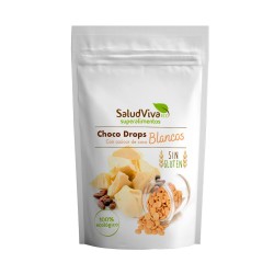 Gotas de chocolate branco ecológicas - Salud Viva