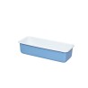 Molde retangular de aço esmaltado azul 30 cm, 1,7 litros - Riess