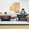 Sartã de cerâmica gres 23 cm com tampa, canela - Topgres