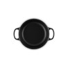 Cocotte de ferro fundido, 20 cm, cor preta - Le Creuset