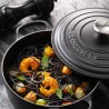 Cocotte de ferro fundido, 20 cm, cor preta - Le Creuset